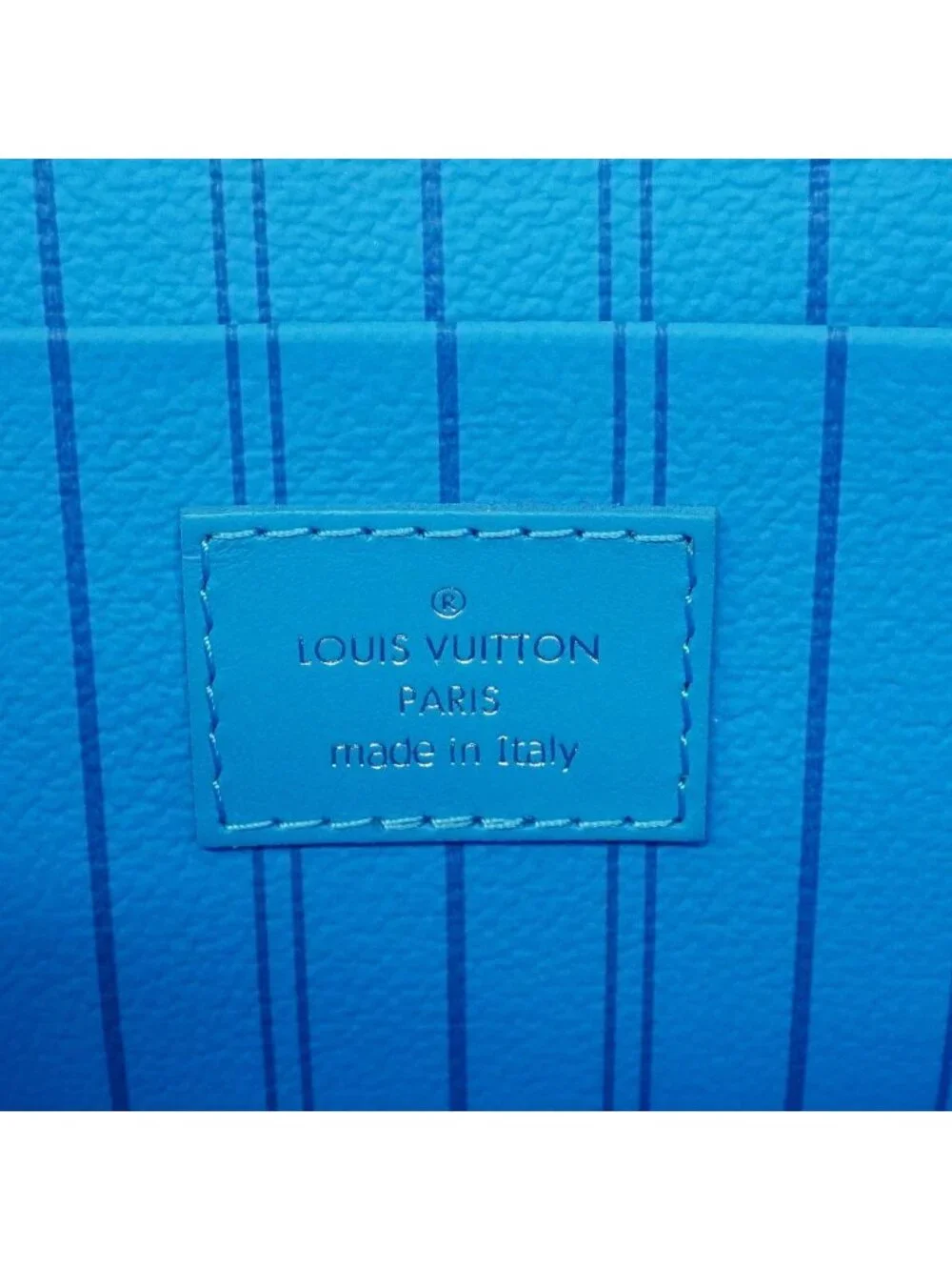Louis Vuitton Vanity Bag Monogram Nice Mini Gaston Blue